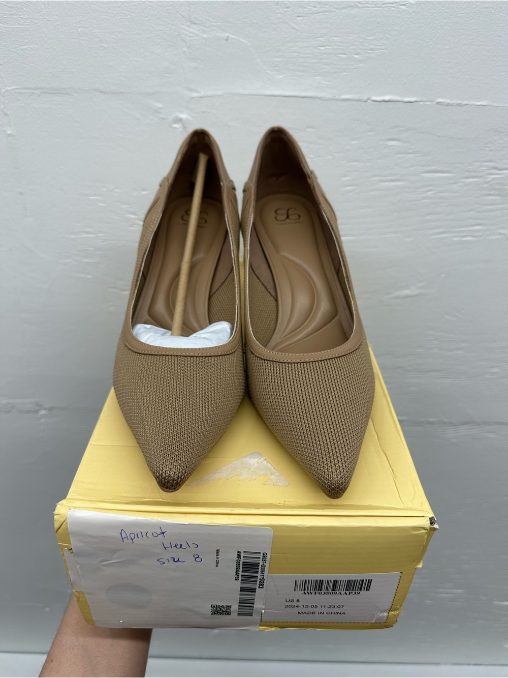 Cosy island apricot heel